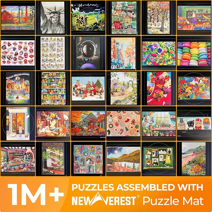 The Original Newverest Jigsaw Puzzle Mat Roll Up, Saver Pad 46” x 26” Portable - Image 2