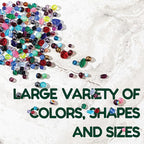 One Pound Assorted Glass Beads for Jewelry Making, DIY Lamp Work, Arts and - Image 5