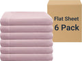 ZPECC Bulk Flat Sheets Only Queen Size 6 Pack, Easy Sort Top Bed Sheet by by ZPECC-ABrandThatHasBeenFocusedOnBabyProductsFor18Years