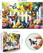MINIWAN Butterfly Haven 500 Piece Puzzle - Image 2