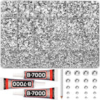 31000Pcs Silver Clear Rhinestones by Worthofbest