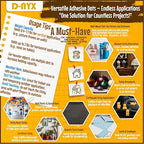 Double Sided Tape Sticky Dot Stickers 280, 550 or 700 Pack Removable Putty No - Image 4