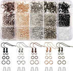 TOAOB 150pcs Hypoallergenic Earring Hooks Mixed Colors Ear Wire Hooks Earring by TOAOBTHEONEANDONLYBABY