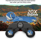 20X25 Small Binoculars for Adults and Kids, Large Eyepiece Binoculars for Bird - Image 5