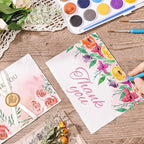 25 Sheets Watercolor Paper 5 x 7 in, 300 GSM Deckled Edge Handmade Paper | - Image 6