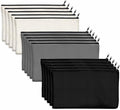 15 Pack Blank Cotton Canvas DIY Craft Zipper Bags Pouches Pencil Case by VANTASII