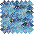 50pcs 5 x 5 inches Multicolor Cotton Fabric Bundle Squares - Image 2
