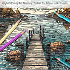 Kalysky Landscapes Adult Coloring Book Set of 3 - Image 2