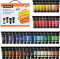 48 Colors Professional Acrylic Paint Set, Artist Paint Supplies | 22ml Tubes by Unknown