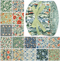 Hosuly 40 Pcs William Morris Jelly Fabric by Hosuly