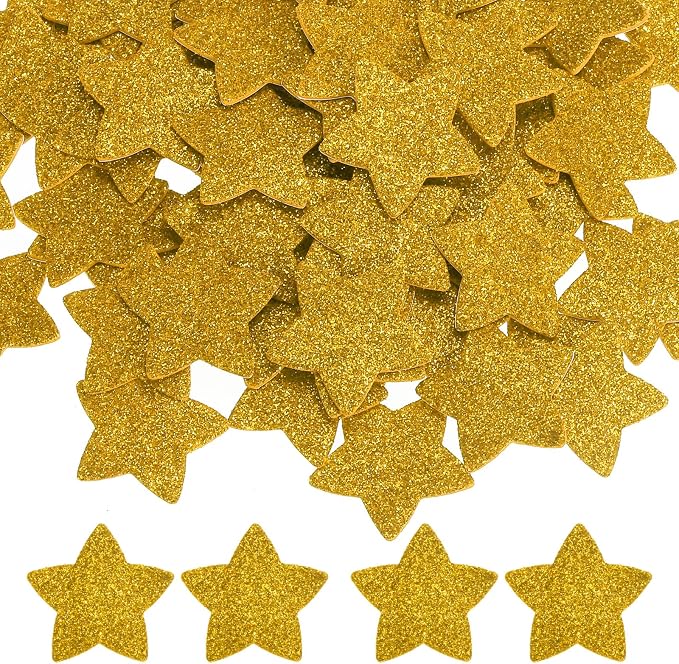 PATIKIL 1.4"x1.4" Star Foam Stickers by PATIKIL