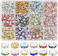960 pcs 6mm Spacer Beads for Jewelry Making | Rondelle Bead Spacers Bulk by TINKRSTUFF