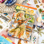 Summer Beach Scrapbook Sticker Book, 500+ Vintage Travel Stickers - Image 8