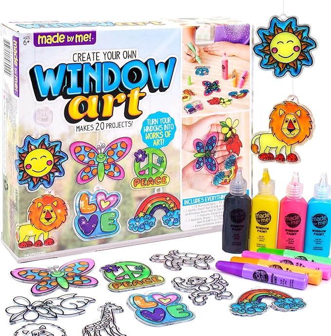 Made By Me Create Your Own Window Art, Paint Your Own Suncatchers, DIY Arts & by MadebyMe