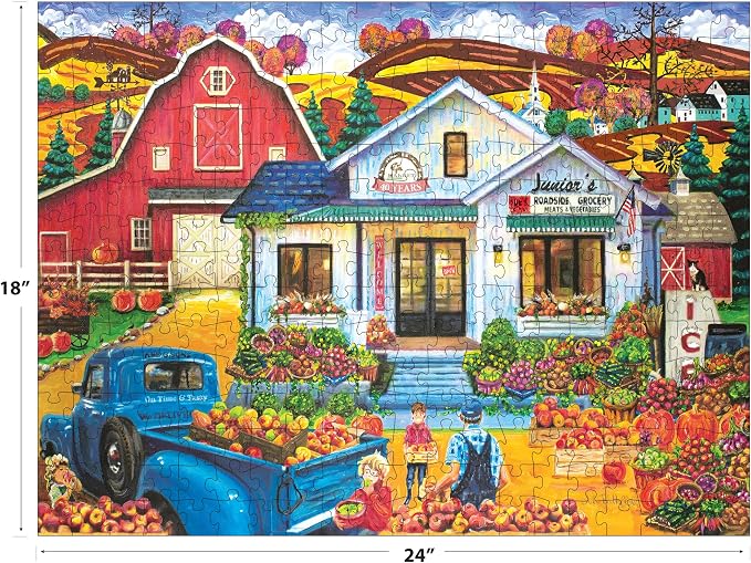 RoseArt - Kodak Premium - Junior's Farmer's Market 350 Piece Jigsaw Puzzle - - Image 5