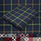 Pico Textiles 2 Yards Bolt Blue and Green Tartan Plaid Flannel Fabric by PicoTextiles