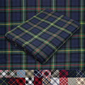 Pico Textiles 3 Yards Bolt Blue and Green Tartan Plaid Flannel Fabric by PicoTextiles