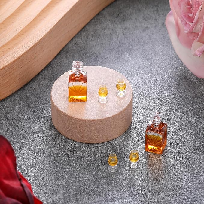 JJUNW 6 Pcs 1:12 Scale Dollhouse Miniature Accessories, A Set of Exquisite Mini - Image 4