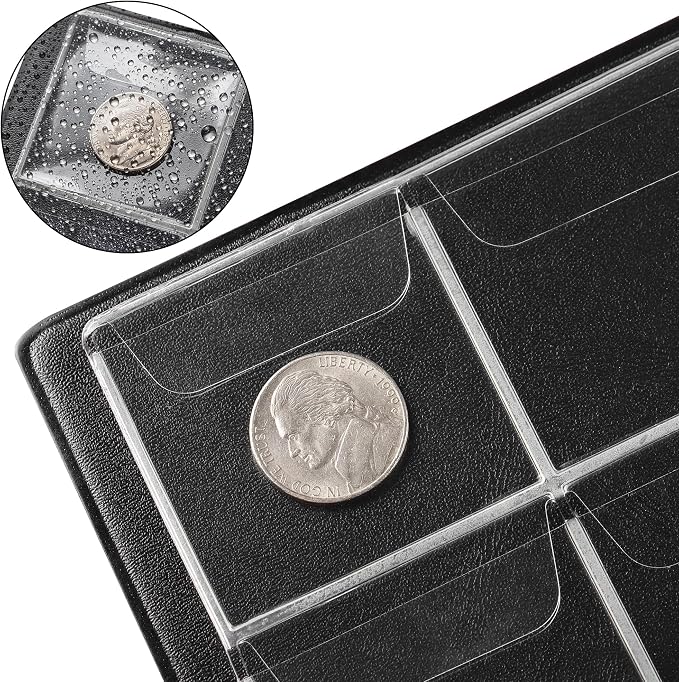Uncle Paul Red Coin Album Coin Holder Coin Collection Book - Image 3