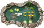GlitZGlam Duck Pond -Mother and Ducklings! A Miniature Duck Pond - Image 5