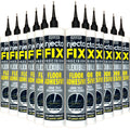 Precision 300ml from Floor-Fix Pro - Fix Loose Tiles - for Loose & Hollow Tiles, Wood, LVT & Laminate - Includes 1.9mm Syringe Tip - Adjustable to 6mm + Anti-Clog Performance (Pack of 12)