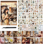 Aesthetic Scrapbooking Stickers Supplies by Ahmagen