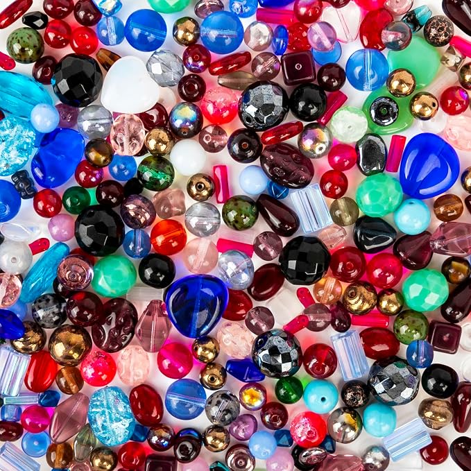 Assorted Glass Beads for Jewelry Making, DIY Lamp Work, Arts and Crafts - Image 6