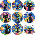 DOZEEZOP 8-Pack Diamond Art Coaster Kit by DOZEEZOP