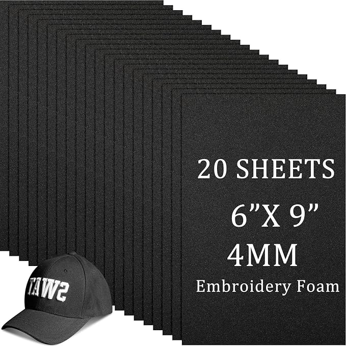 Innconee 20 Pcs 4mm Embroidery Foam EVA Craft Foam Sheets by Innconee