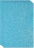 PATIKIL Light Blue Shiny EVA Glitter Foam Sheet 11.8 x 7.9 Inch 2mm Thick by PATIKIL