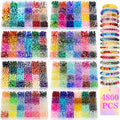 XSEINO 192 Colors 4800pcs 8mm Dream Candy Colorful Series Glass Beads Bracelet by XSEINOiscreating%EF%BC%81