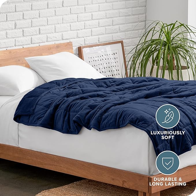 Bare Home Weighted Blanket Twin or Full Size 15lb - Image 5