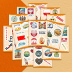 100Pcs Poland Stickers for Luggage, for Water Bottle, Polish Flag Stickers - Image 6