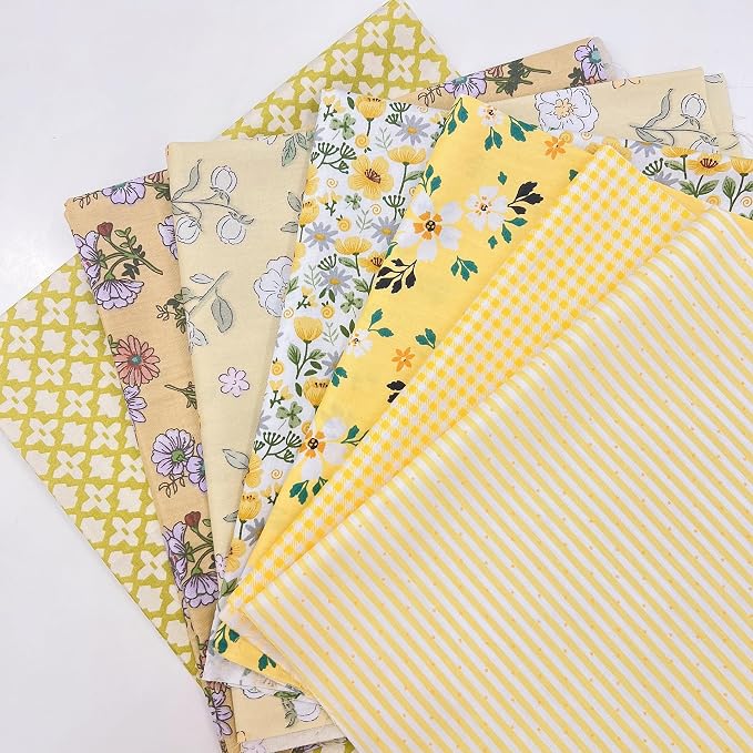 Cotton Fabric DIY Making Supplies Quilting Patchwork Fabric Fat Quarter Bundles by LMAEZNER