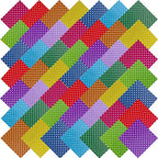 HANPATQUI 50PCS 8 x 8 inch 100% Cotton Fat Quarters Fabric - Image 2