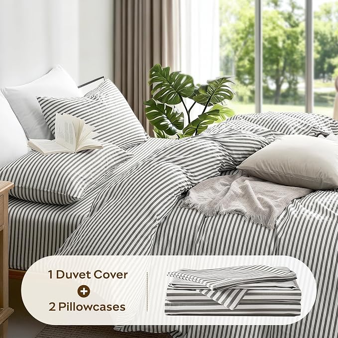 JELLYMONI Duvet Cover, 100% Natural Cotton, Printed Comforter Cover - Image 7