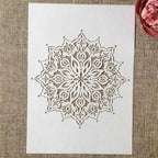 TIAMECH A4 Reusable Mandala Rangoli Stencil by TIAMECH