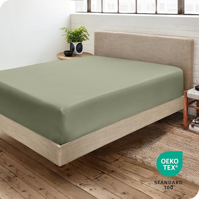 Bare Home Fitted Bottom Sheet Twin Extra Long Size - Image 4