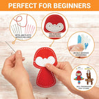 Craftorama Sewing Kit for Kids, Fun and Educational Wild Animal Craft Set for - Image 4