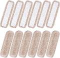 Matthew Cleaning 36'' Cotton Dust Mop Refill Washable Thick Tufted Replacement Heads for Residential & Commercial Use Fit All 36'' Dust Mop Frames, Hardwood, Laminate, Concrete Floors 12 Pack