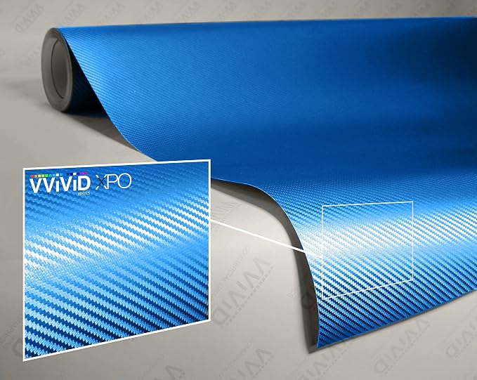 VViViD Craft 3D Carbon Fibre Textured Vinyl Sheet 1ft x 5ft - Image 2