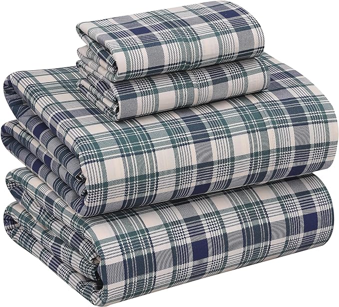 RUVANTI 100% Cotton Sheets – California King Percale Bedding, Cooling & by Ruvanti
