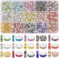 1200 pcs 6mm Spacer Beads for Jewelry Making | Rondelle Bead Spacers Bulk by TINKRSTUFF