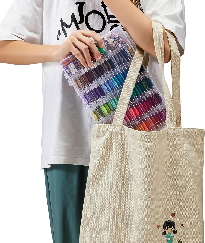 XMZCOLA Embroidery kit for Beginners Adults, 95 Colors Embroidery Thread and - Image 6