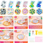 ZAIONE Coaster Crafts Kit for Adults: 6 Sets DIY Mosaic Tiles Coasters - Image 4