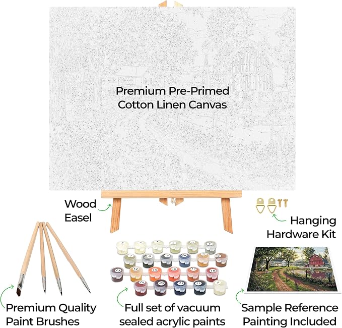 Ledgebay DIY Paint by Numbers Kit - Image 2
