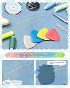 FIVEIZERO 4Pcs Tailors Chalk, Triangle Sewing Chalk - Image 4