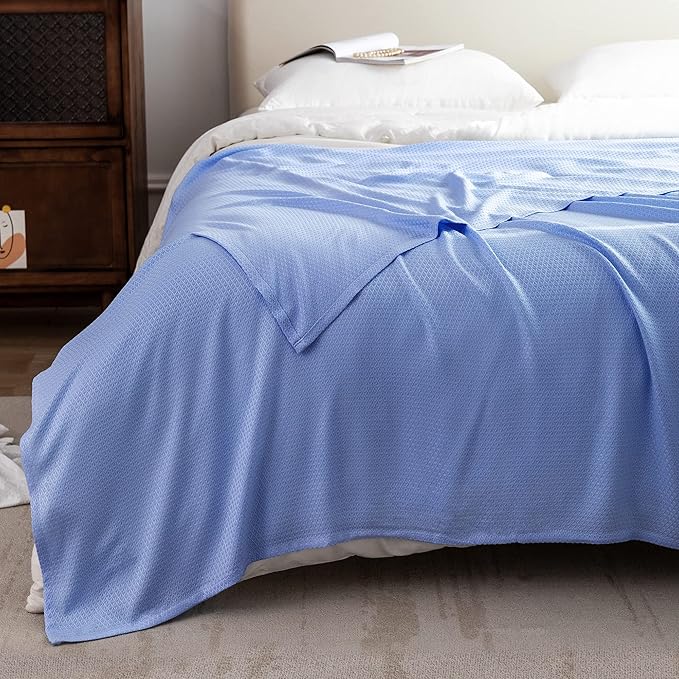 AmyHomie Cooling Blanket King Size, 100% Rayon Derived from Bamboo, Cool Summer - Image 5