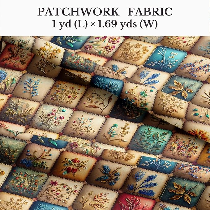 100% Cotton Fabric by the Yard – Turkish Quality Quilting & Sewing Fabric - Image 2