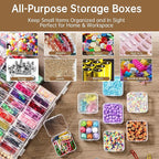 Bead Organizer Box, 120 Pack Small Clear Storage Boxes - Image 5